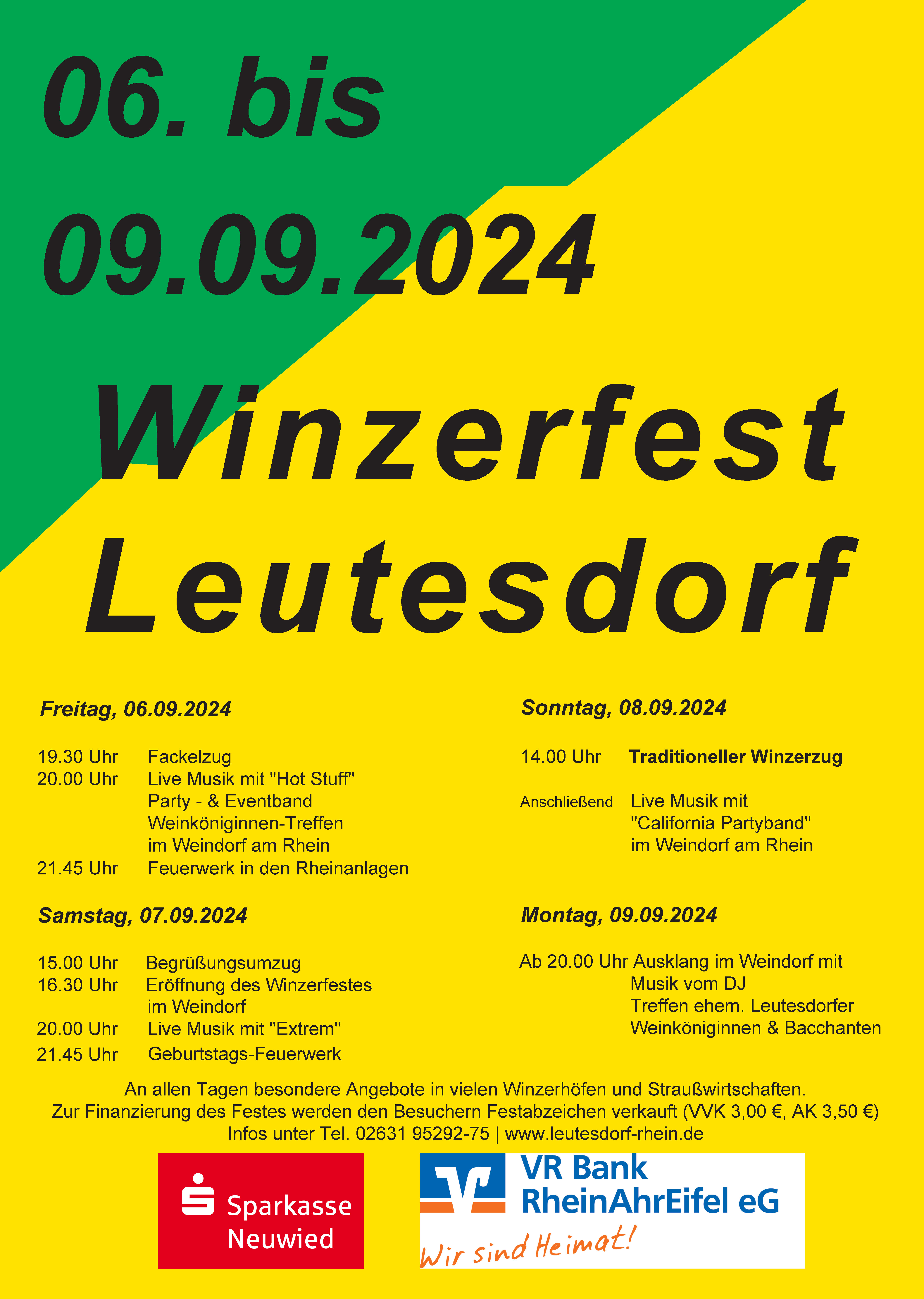 Plakat Winzerfest 2024